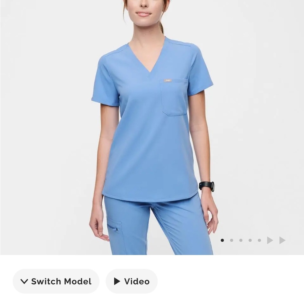 Figs Catarina scrub top